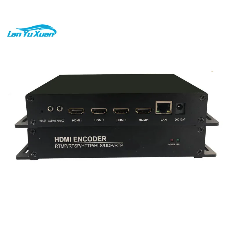 DMB 8904A EC 4-Channel 4K 30 FPS HD Encoder with HLS/RTMP/IP Support