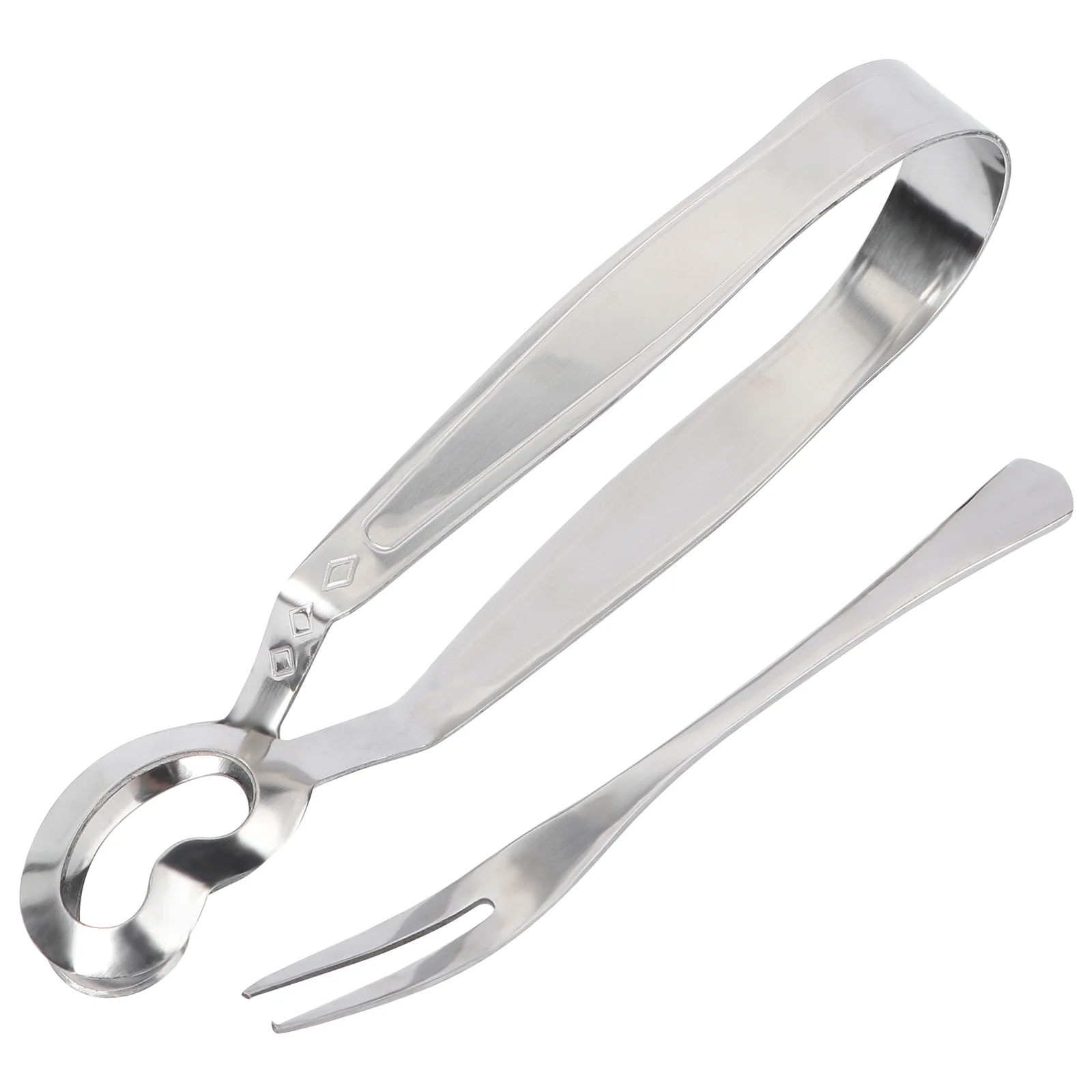 

2 Pcs Red Headphone Cover Kitchen Utensil Escargot Baking Clip Snail Tong Fork Work