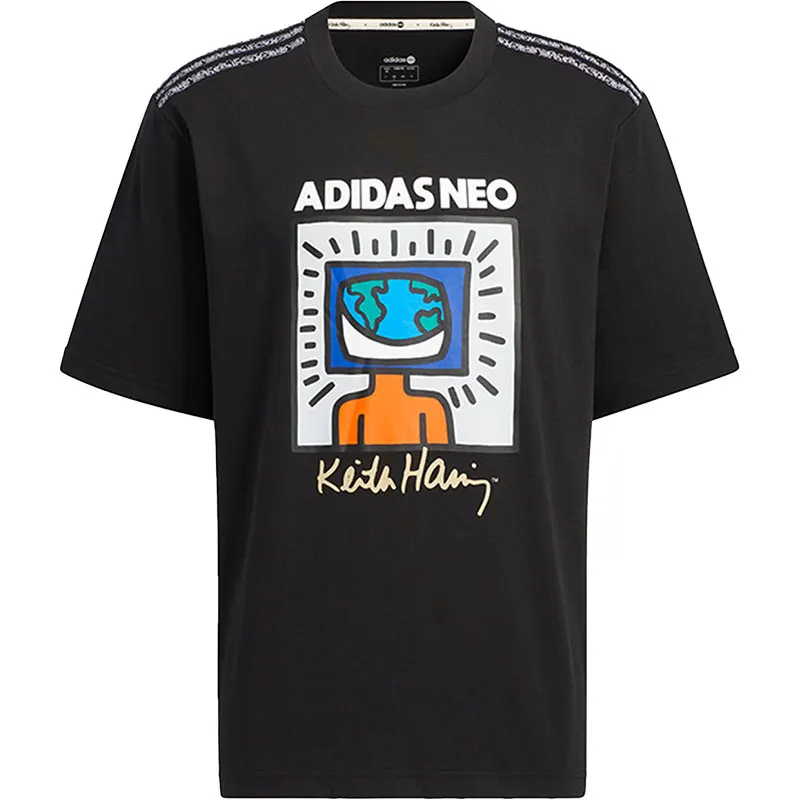 تي شيرت Adidas الرسمي الأصلي للرجال برقبة دائرية وأكمام قصيرة HD7267