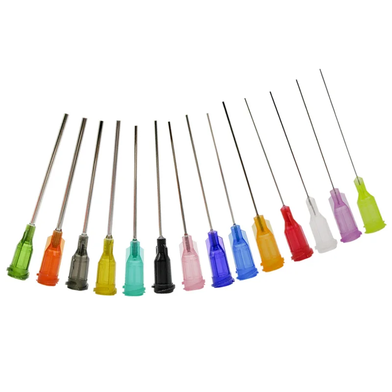 10 pièces 1.5 "1.5 pouces time ing grossier les TS-TT Seringue illac Machine Buse Colle illac Émoussée Fin Fileté Port 14G à 34G