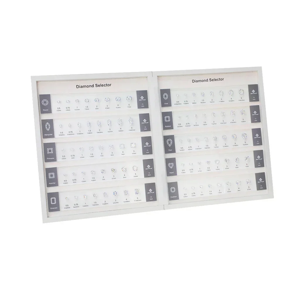 2026/Most Popular Diamond Grade Tool Essential DK110-10 GemTrue Diamond Selector Kit Perfect Ring Design Tool