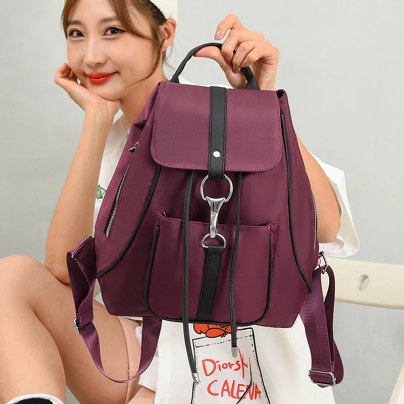 2023 Brand Women Backpack High Quality Large Capacity School Bag Fashion Anti-theft Travel Bagpack Casual Lides Shoulder Bag Sac