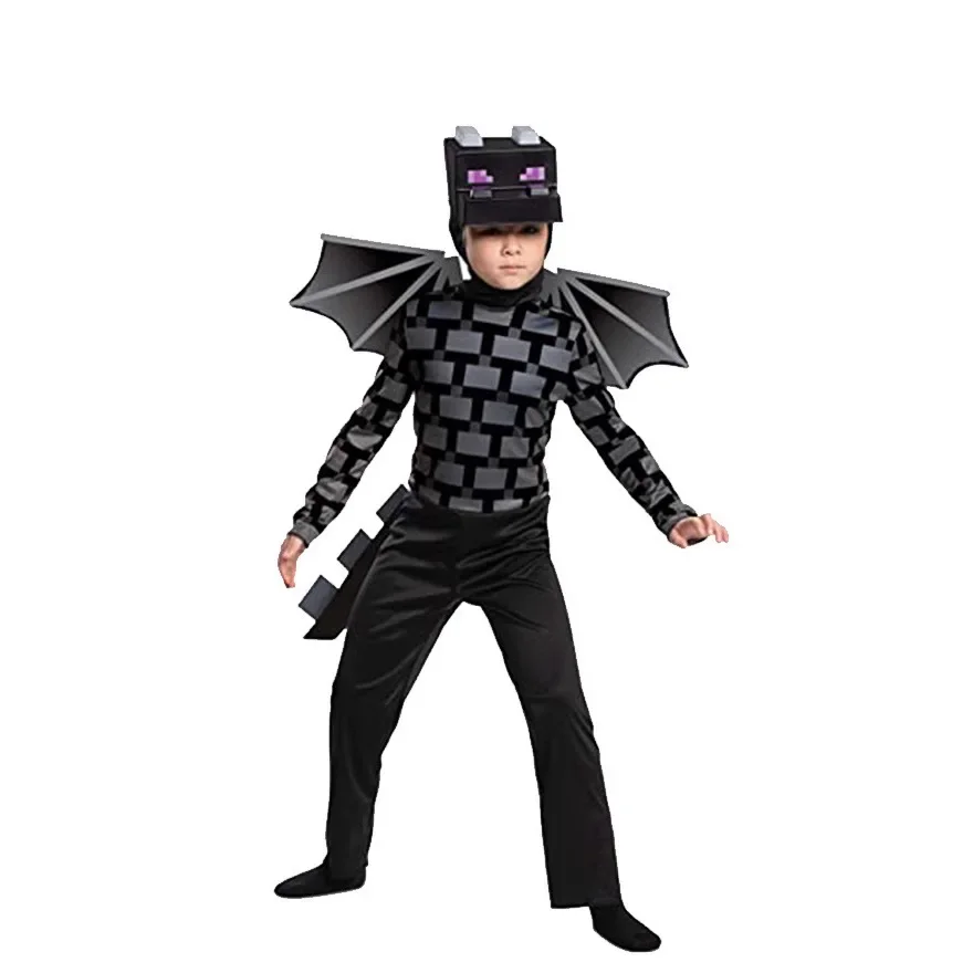 أزياء الهالوين التنكرية الماسية ستيف درع الزي أداء عالم علب استخدام خاص إنتاج صيني فريد جديد