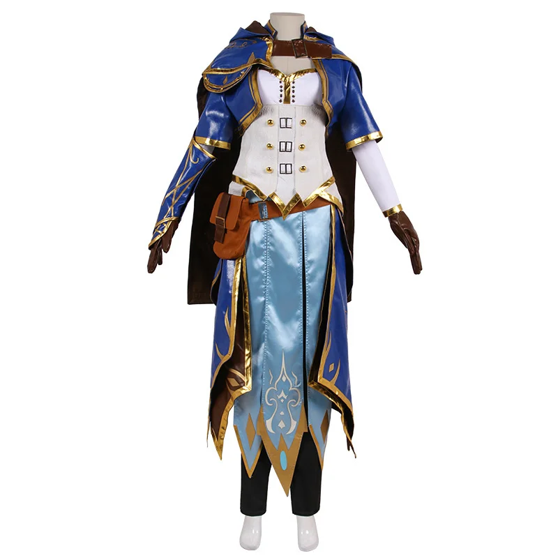 Game Jaina Proudmoore Cosplay Costume Women Battle Uniform Halloween Carnival Outfits