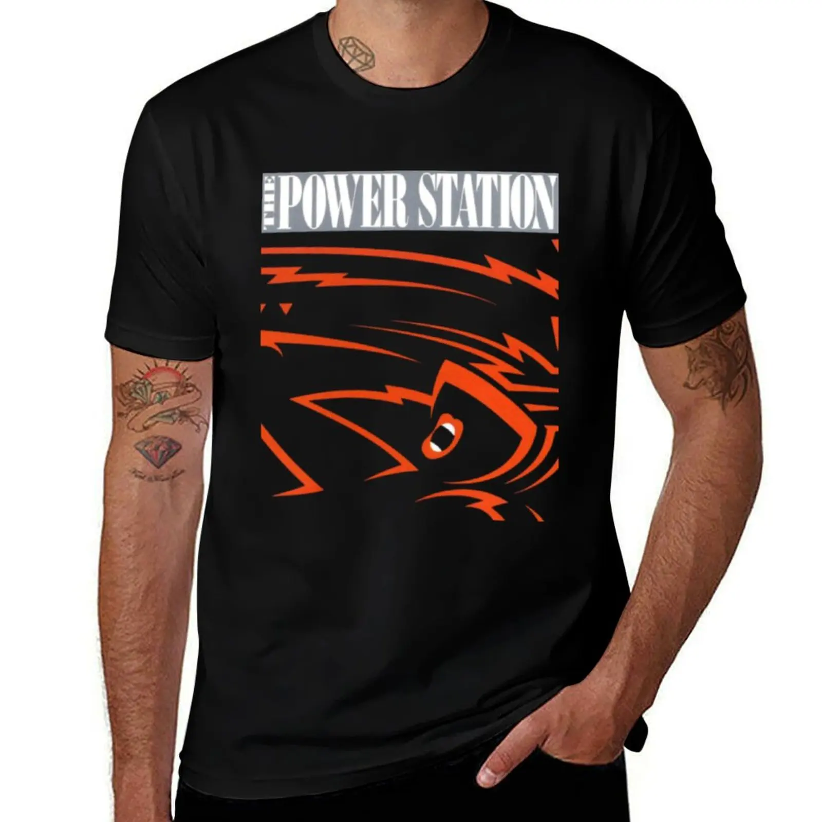 

Duran Duran THE POWER STATION T-Shirt cotton tshirt 100% anime t shirts for man
