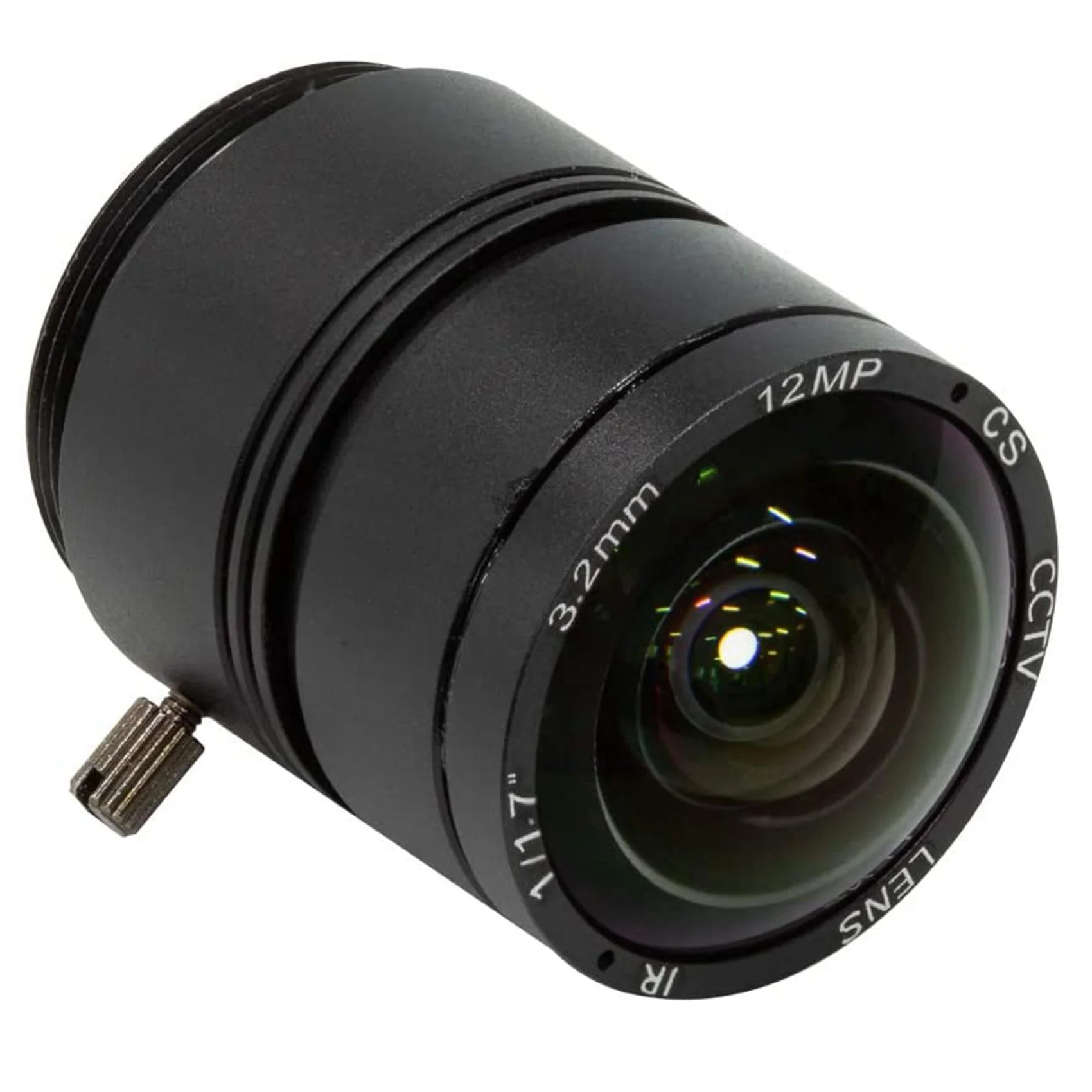 120 Degree Ultra Wide Angle Lens for HQ Camera, 3.2mm Length with Manual Focus