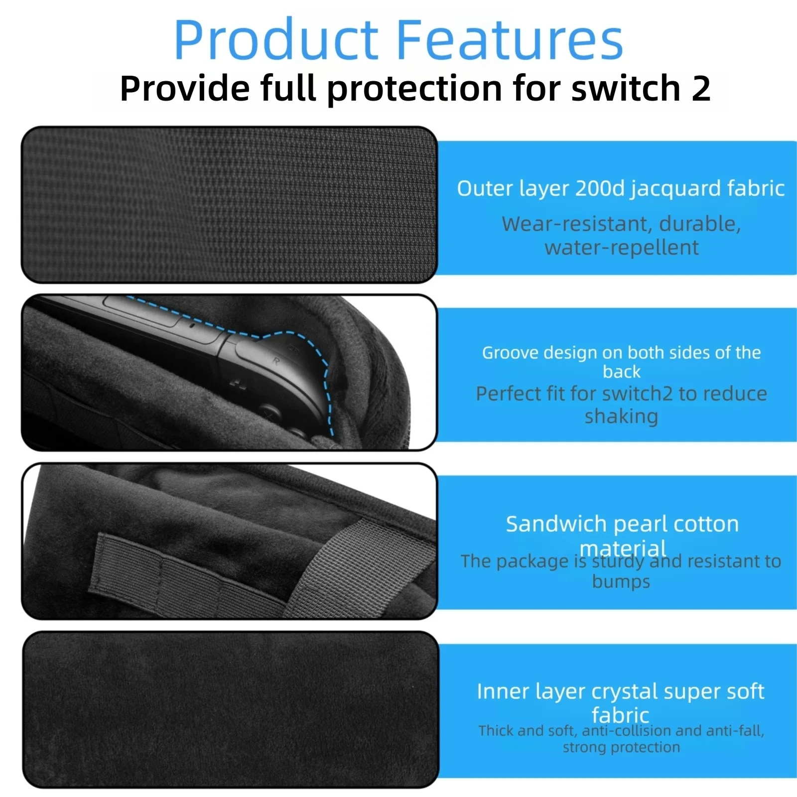 For Switch 1 2 For OLED Compatible Carrying Case Featuring Thoughtful Organization and Comfortable Carry Options