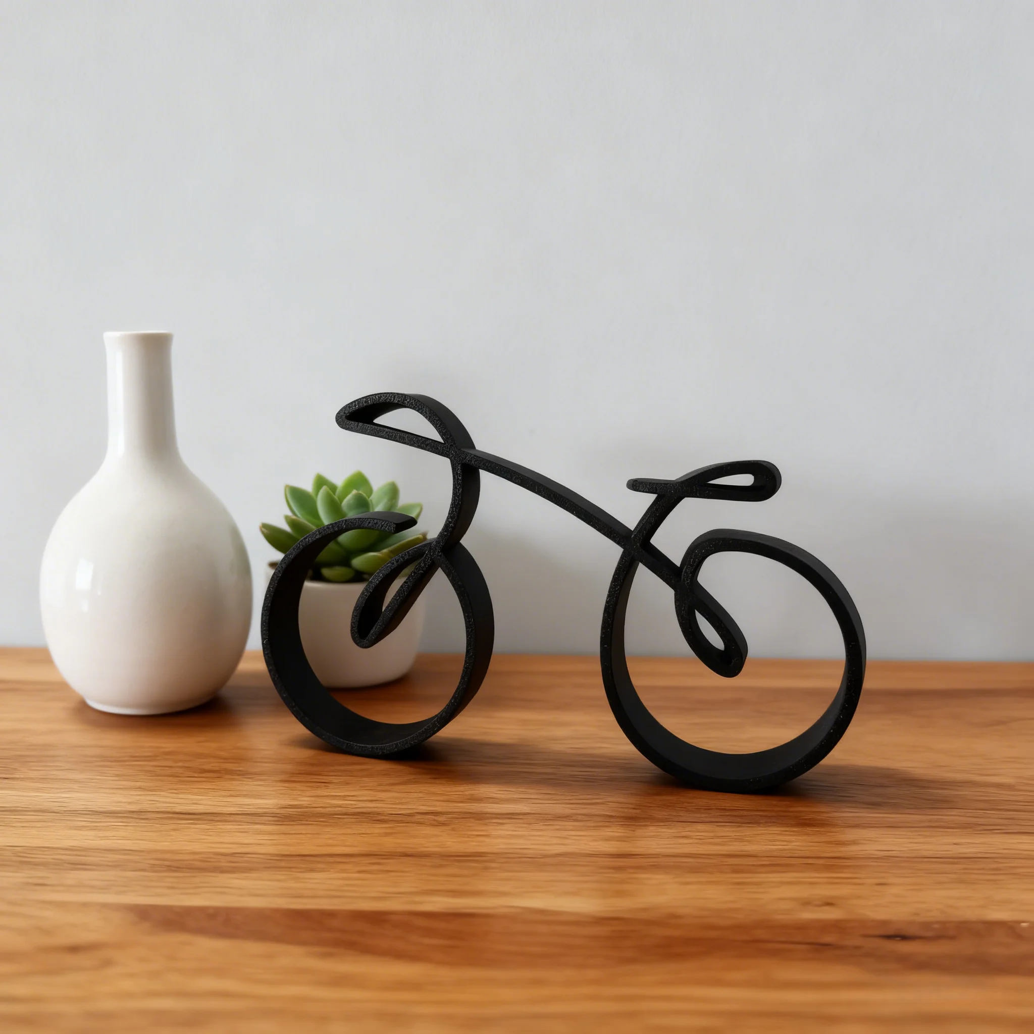 3D Printing Model - Patung Sepeda 3D Cetak yang Elegan,
