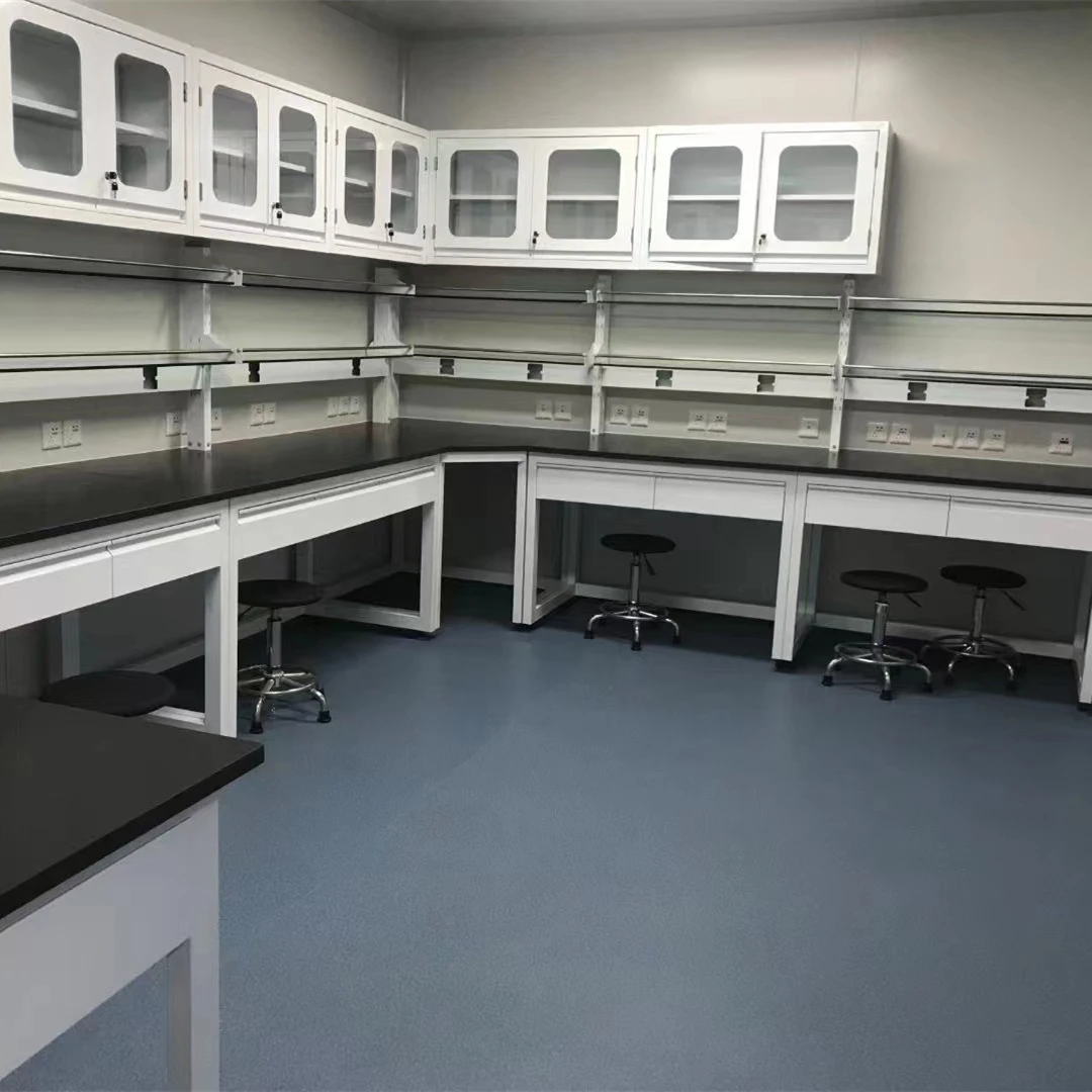 High Quality Simple Steel Frame Lab Bench With Acid And Alkali Resistant Modern Design For Schools Hospitals