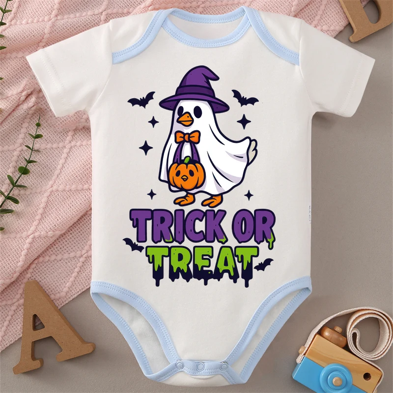 

Чистый хлопок MINISO Мой первый Хэллоуин с принтом летучей мыши, детский комбинезон, комбинезон, боди для новорожденных 0-12 месяцев, лучший подарок для ребенка