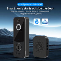 1080P WIFI Video Doorbell TTLOCK App Smart Home Door Bell Wireless Security Camera Doorbell PIR Motion Detection
