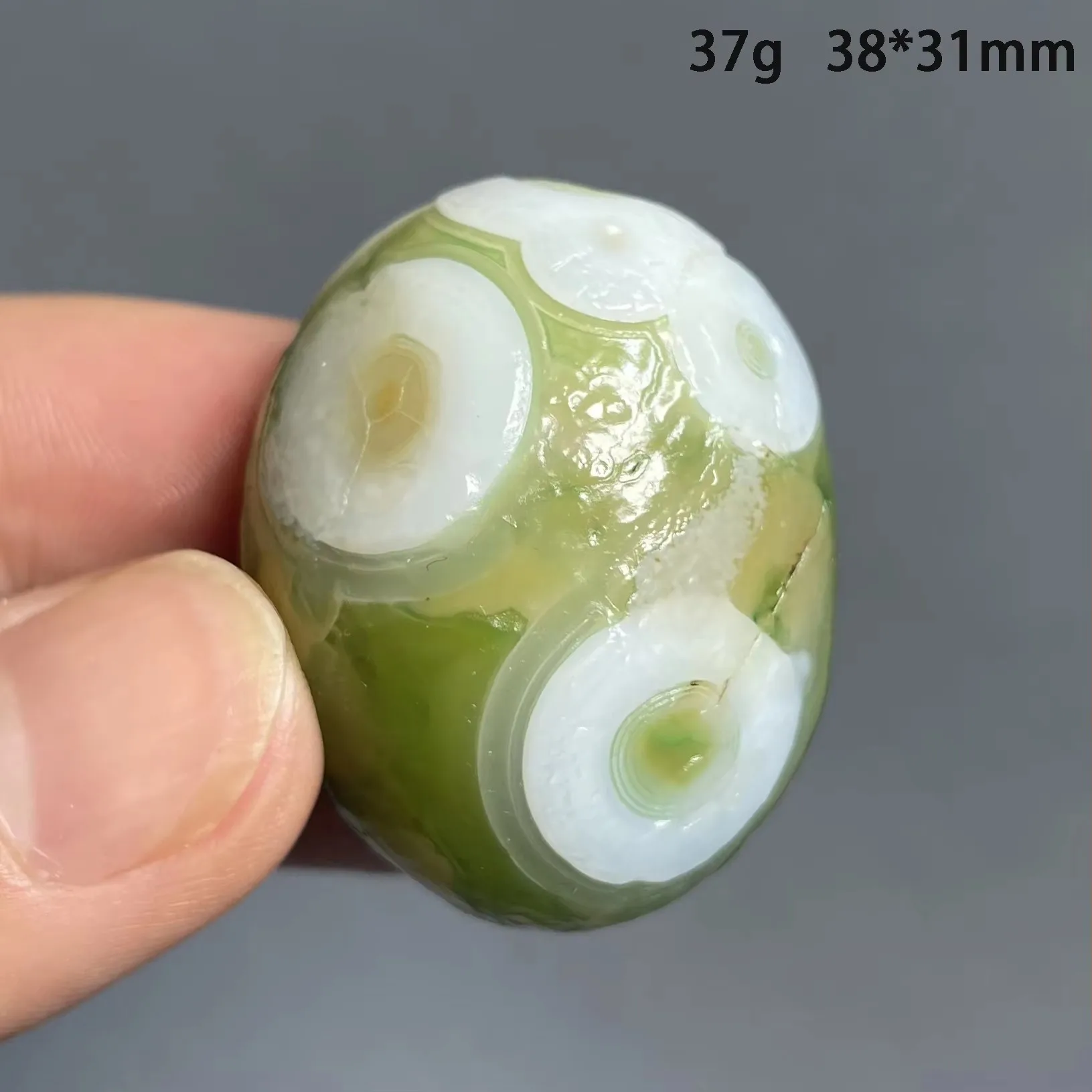 Natural Sardonyx Gobi Agate Alxa Eye Rock Crystal Energy Chakra Reiki Healing Stone for Garden Decor - view 2