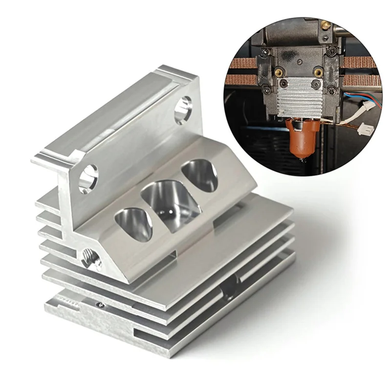 

For Creality K1, K1C, K1 MAX Radiator Metal Radiator 3D Printer Accessories Fork1, K1C, K1 MAX
