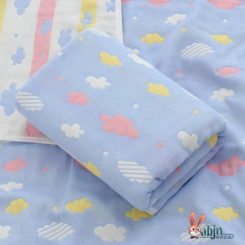 

Шестислойное хлопковое одеяло-полотенце для кондиционера, для детей и младенцев, для летнего сна, детское одеяло-покрывало