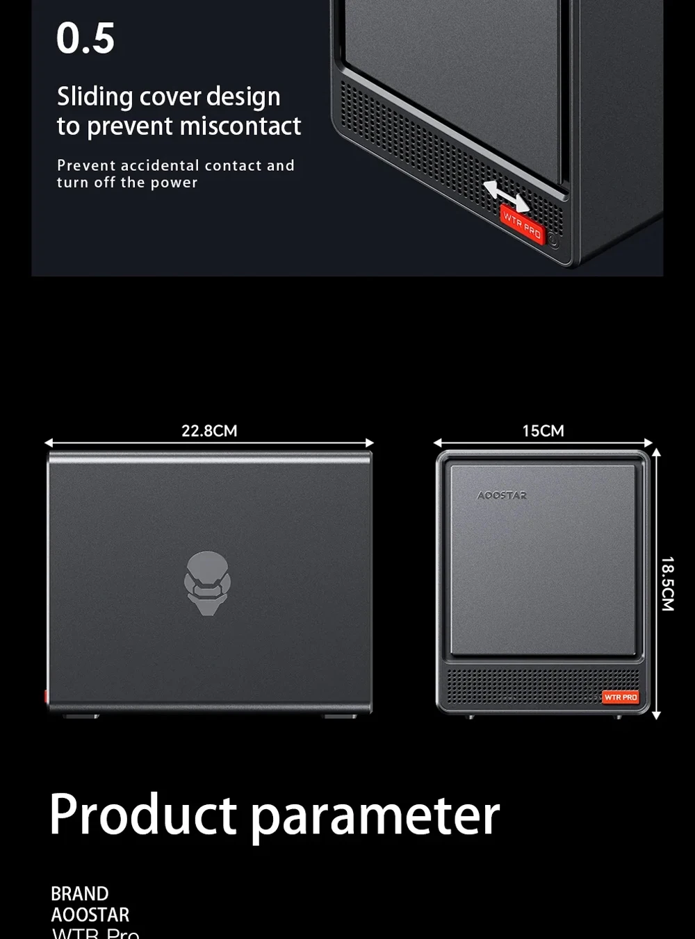 كمبيوتر صغير WTR PRO Alder Lake N100 / R7 5825U Windows 11 PRO 32GB DDR4 1TB NVME SSD PCIE 3.0 WIFI BT ألعاب مكتبية كمبيوتر هيكلي