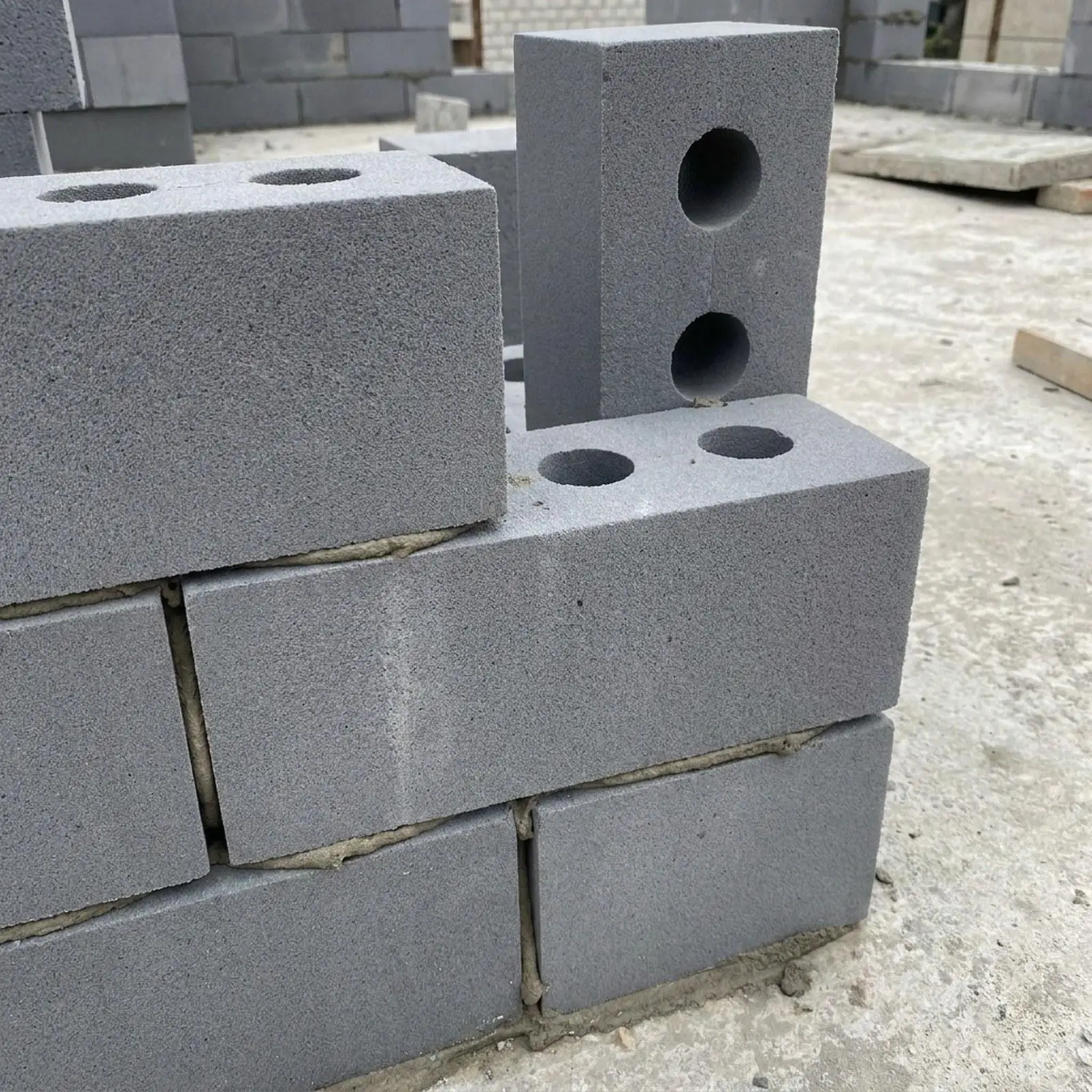 Foam Brick Building Blocks for Kids, Stacking Toy Soft Early Learning Stackable Fake Brick Blocks, for Preschool