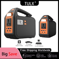 LiFePO4 Battery 220V 150W Portable Power Station AC Solar Generator 155Wh Fast Charging Energy Power Bank for Camping Trip