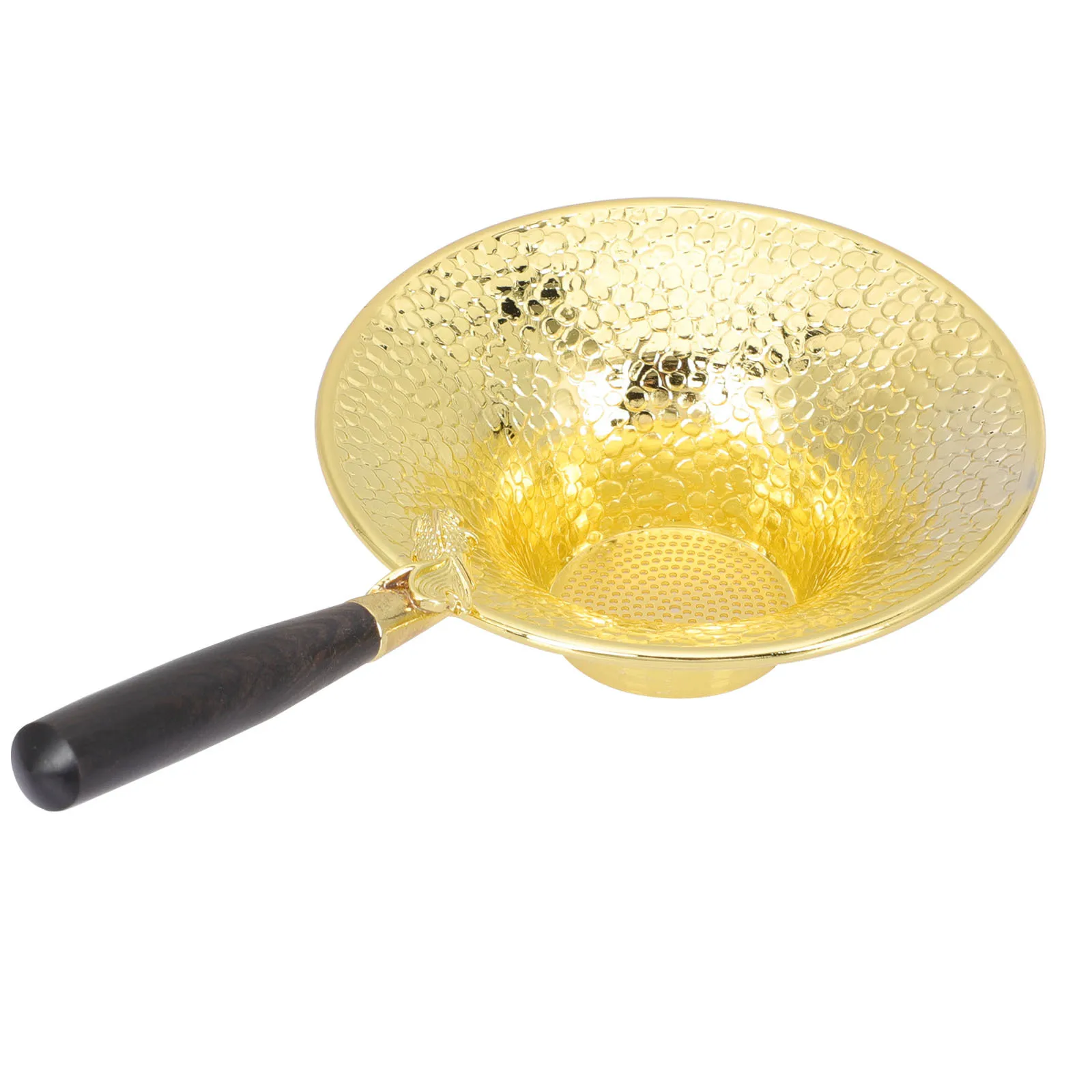 

Premium Copper Tea Filter Long Handle Mesh Design Strainer Perfect for Families Hotels Restaurants and Tearooms