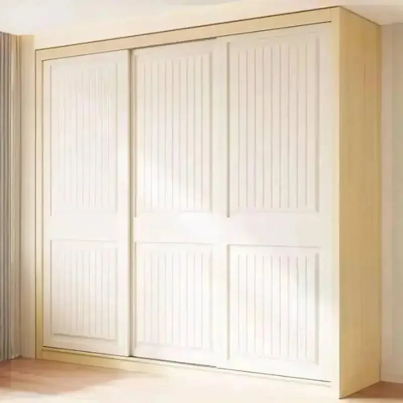 

Nordic Sliding Doors Wardrobes Modern Luxury Wooden Organizer Clothes Closet Living Room House Guarda Roupa Furniture Home