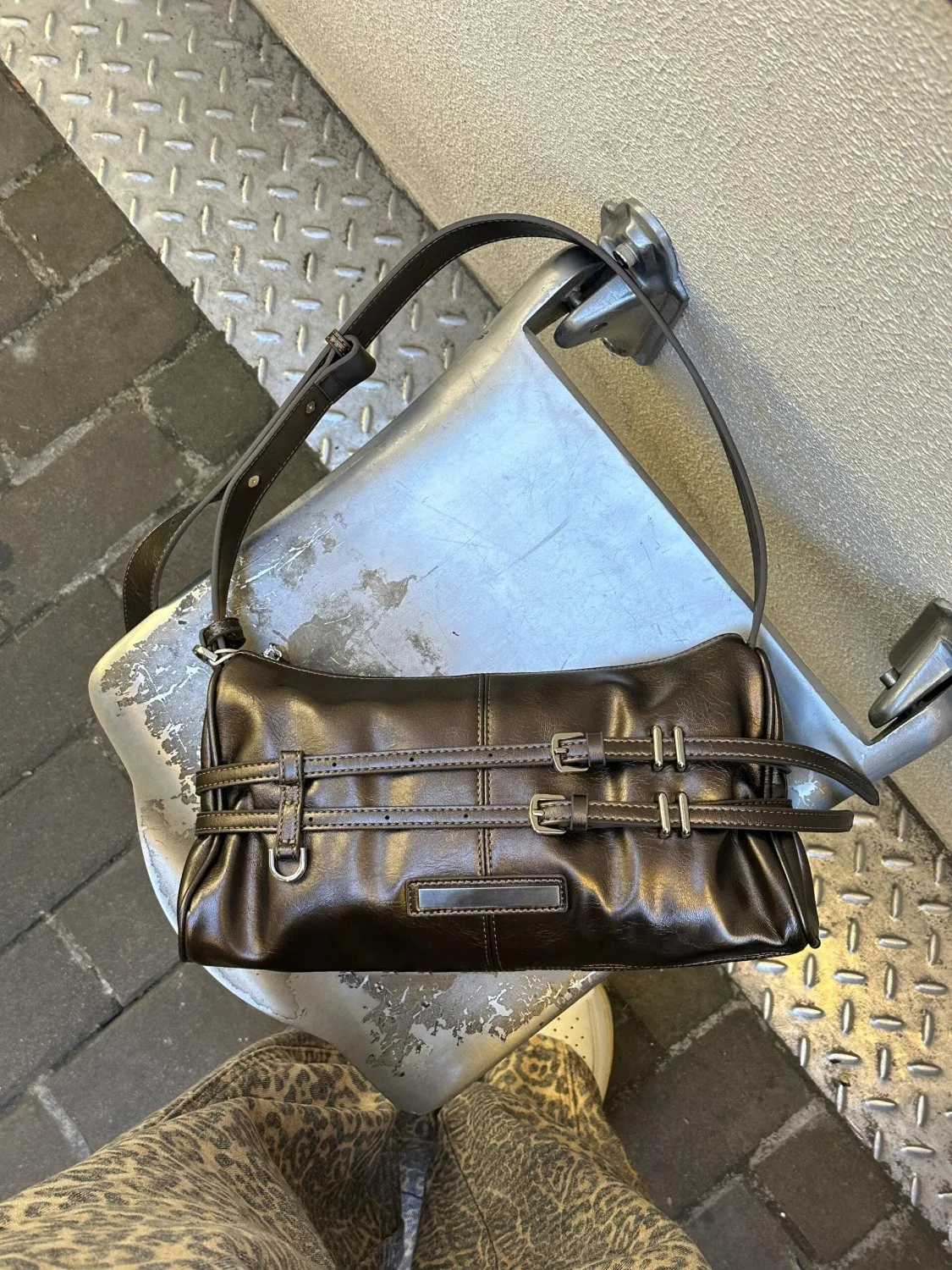 High Street Casual Crossbody Ladies Retro Messenger Bag Korean Sweet Cool Hot Girl Coffe Shoulder Bags Women