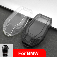 Transparent TPU Key Case For BMW G30 G12 G11 G32 G31 5 7 Series I8 I12 I15 G01 X3 X4 G02 G05 X5 G07 X7 Accessories LED Display