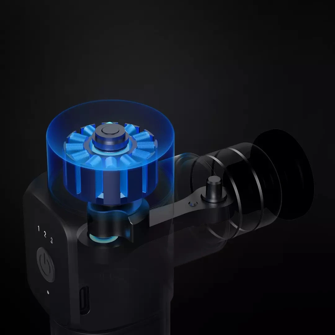 Xiaomi High frequency Gun Pocket sports massage gun Type-C Fast Charging booster Massager gun 4 Massage Heads Muscle Relax Body