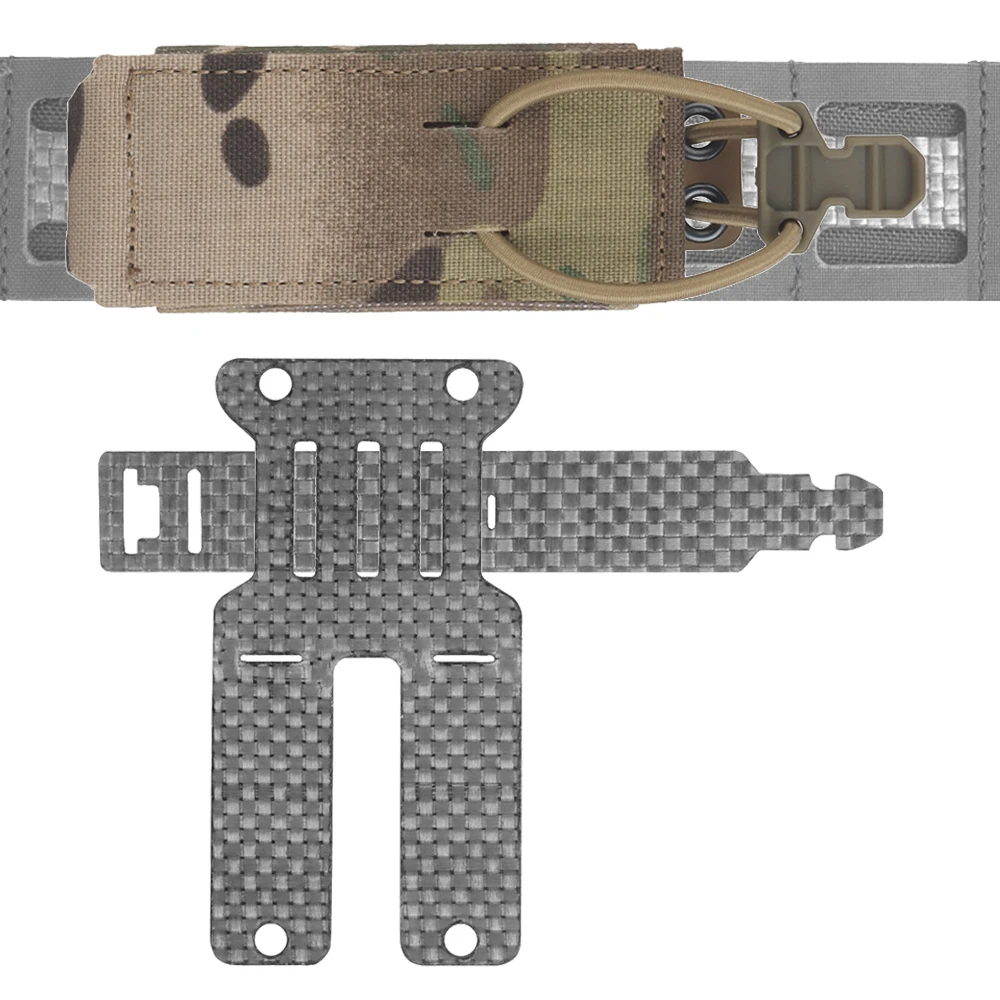 Tactical Single Mag Pouch Horizontal Vertical MOLLE Adapter for Airsoft Paintball Hunting Magazine Bag Holster Carrier Accessory