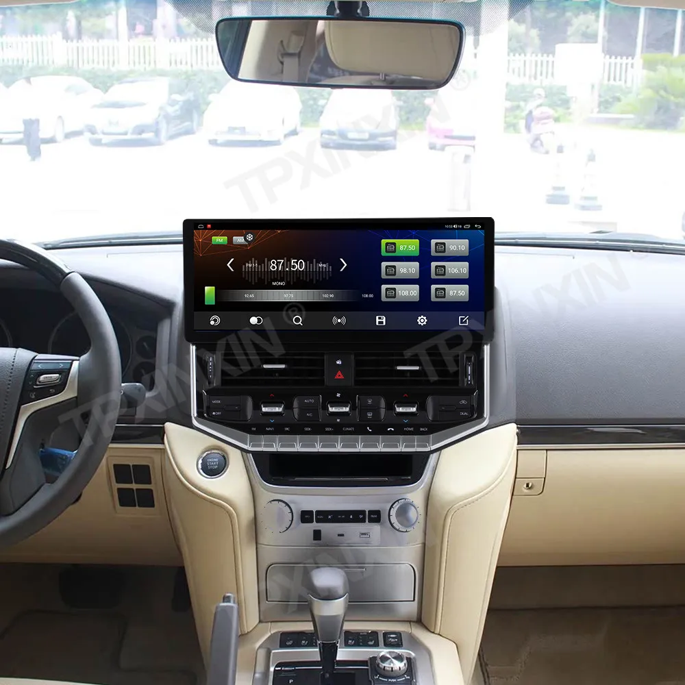 For Toyota Land Cruiser LC200 2016~2021 Upgrade LC300 Android Auto Carplay GPS Navigation Car Radio Stereo Receiver Head Unit
