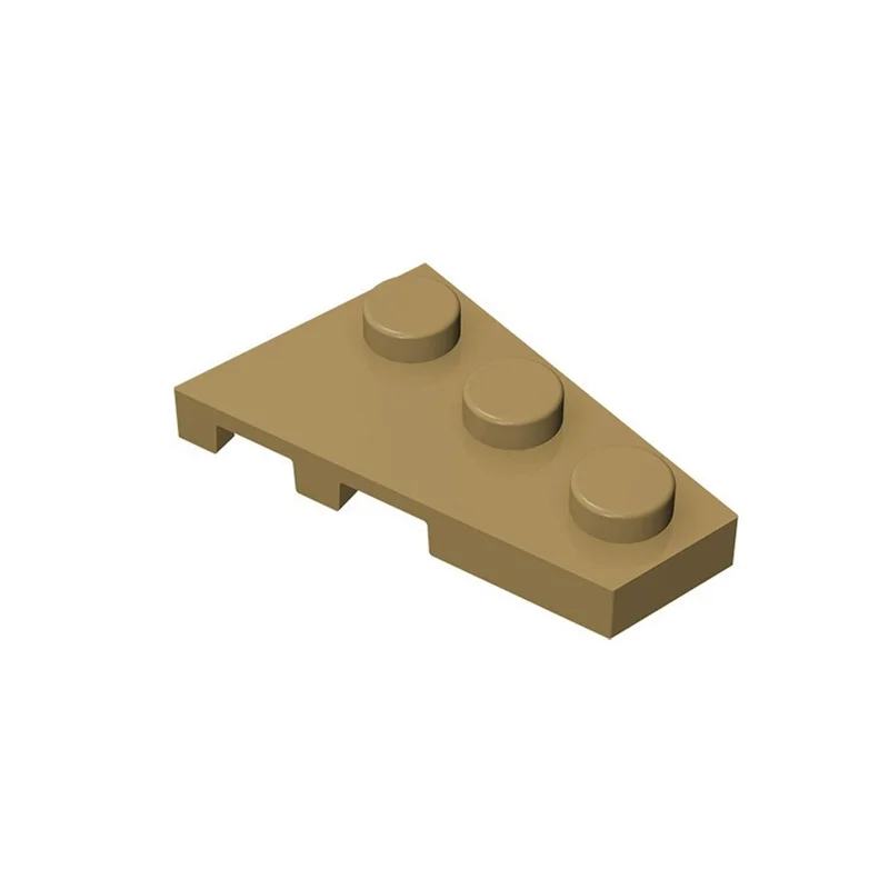 50 Stück Puzzle-Teile 43722 Keil 3x2 Rechte Bausteine Platte Brett Ziegel Lernspielzeug Geburtstagsgeschenke Dropshipping – Detail 6