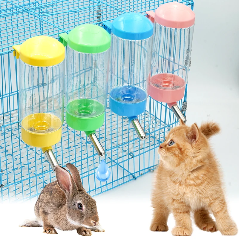 400ml Pet Hamster Drinker Water Bottle Rabbit Hamster Automatic Feeding Device for Small Animals Supplies Pet Drinking Bottles