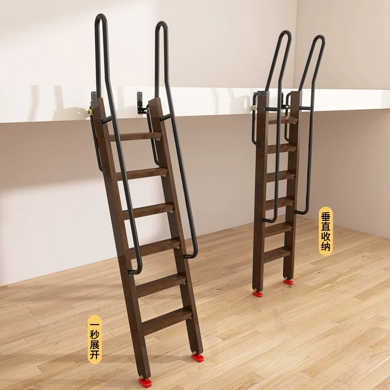 household-attic-storage-ladder-all-solid-wood-ladder-small-space-special-ladder-double-handrails-thickened-vertical-storage-wood