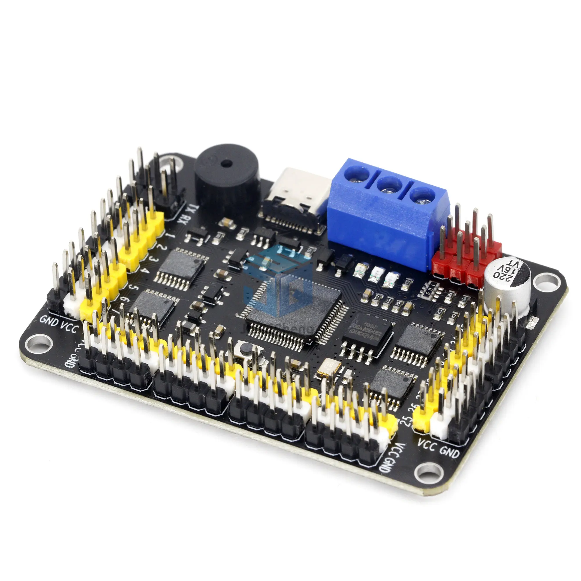 New Version 32 Channel Robot Servo Control Board Servo Motor Controller PS-2 Wireless Control USB/UART Connection Mode