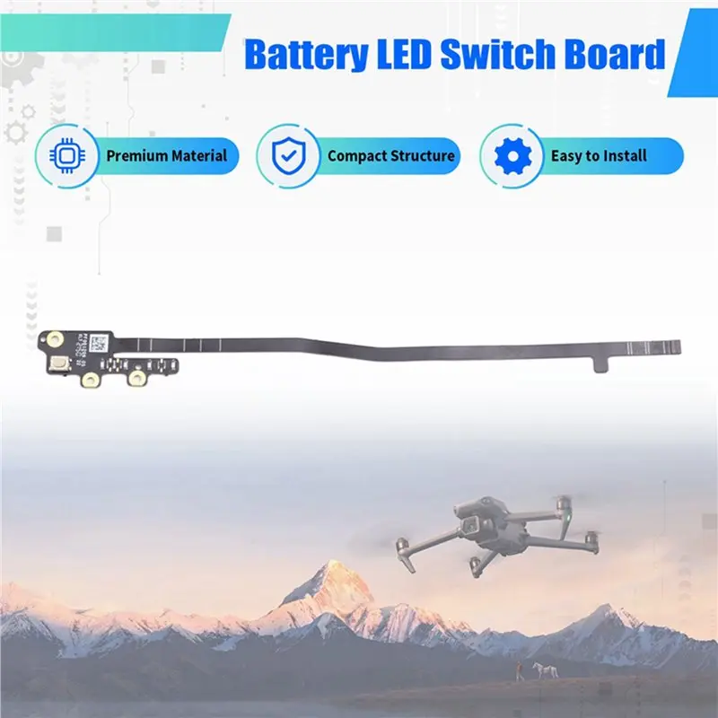 dji-3シリーズ用dt18-2xバッテリーledスイッチボード、バッテリーフレックスケーブル修理部品交換用