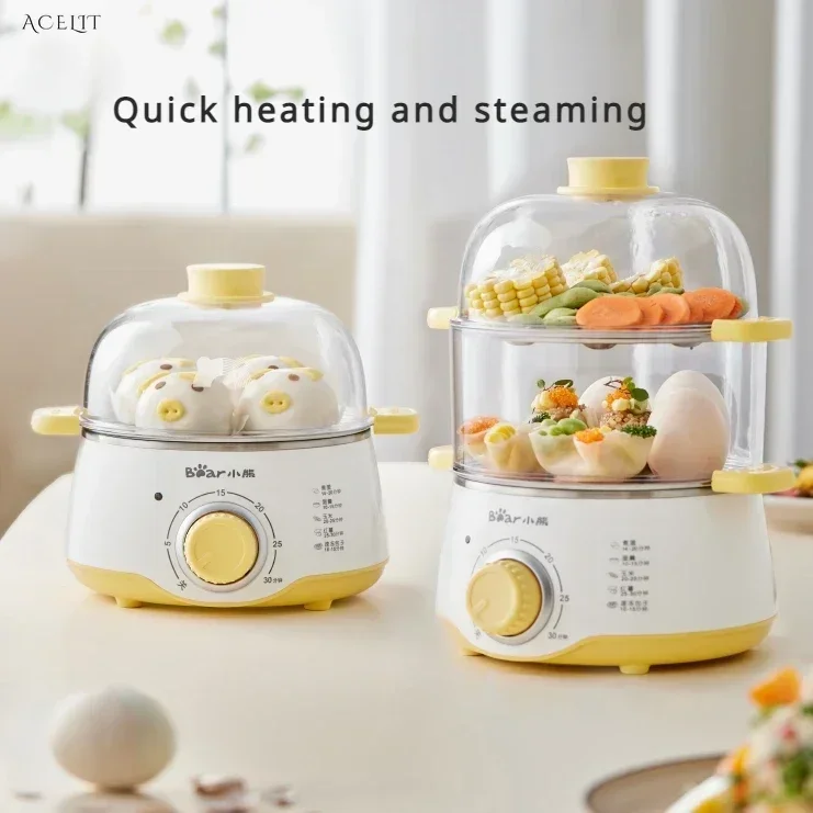 

Household/dormitory small multifunctional double-layer steamed egg machine/breakfast machine. With automatic power off function.