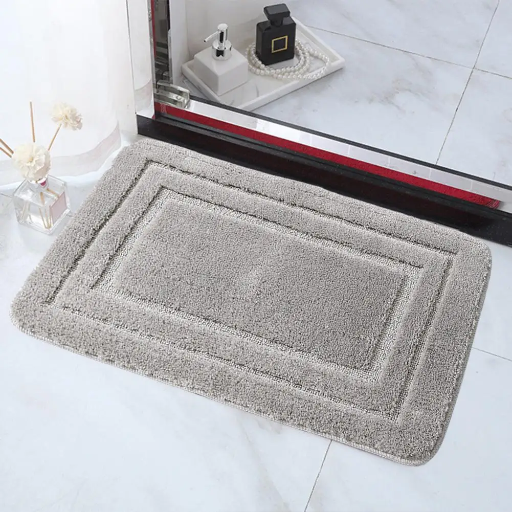 Water-absorbent Floor Mat Absorbent Anti-slip Doormat for Entryways Kitchen Bathroom Durable Indoor Rug for Moisture Absorption