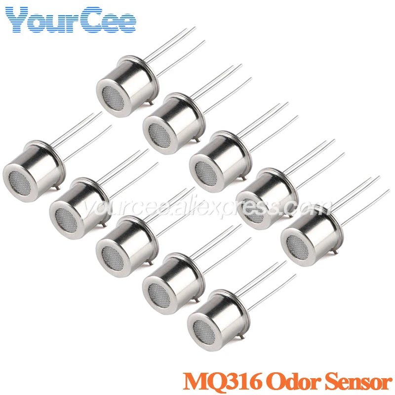 10 pcs/1 pc MQ316 กลิ่นลมหายใจ Gas Sensor โมดูลดิจิตอล Sensor 3 v 5-200 เอทานอล Semiconductor Gas Detection