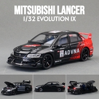 1/32 Mitsubishi Lancer EVO Final Edition JDM Racing Toy Car Model Diecast Metal Miniature Collection Gift For Children Boys