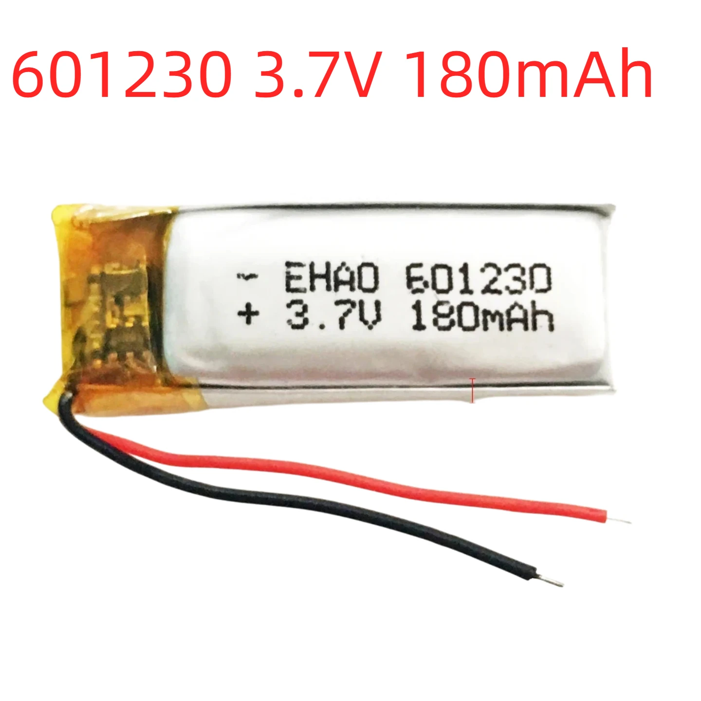 

601230 3.7V 180mAh Lipo Rechargeable Battery 10PCS/Lot for Smartwatch Bluetooth Headset GPS Mini Camera Video Recording Pen