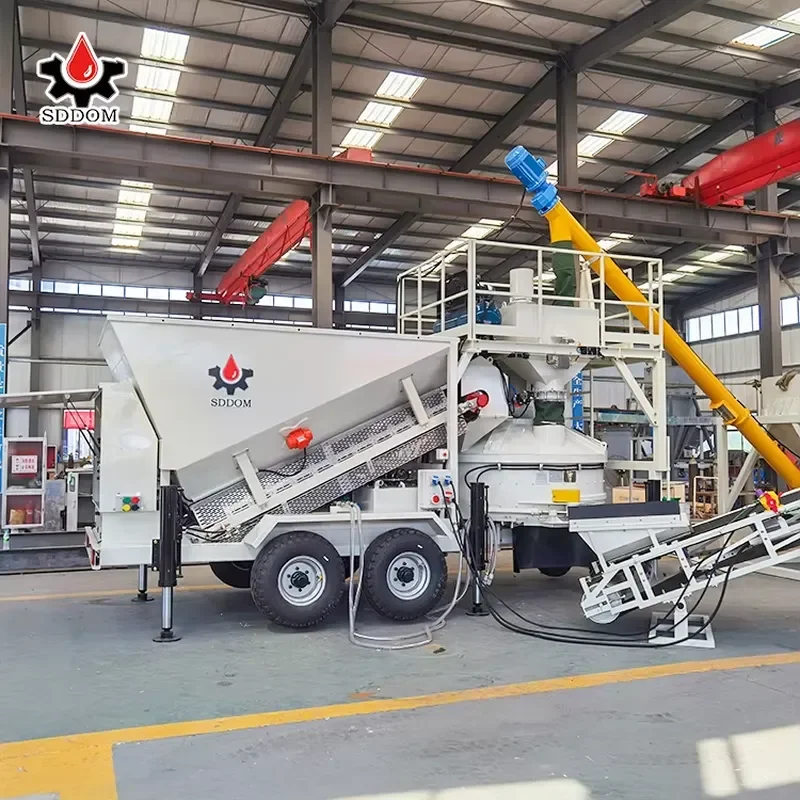 2026 CE Mobile Concrete Plant Various Capacity Automatic Mixing Plant Concrete Batching Plant Price