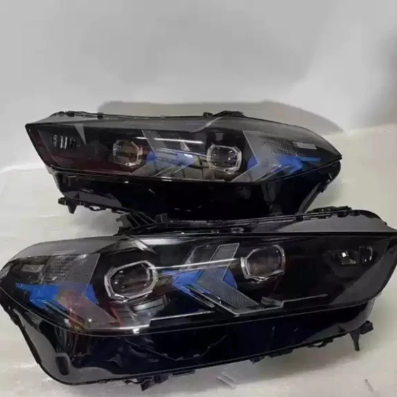 Car Accessories For BMW G05 G06 X5 X6 2023-2024 Upgrades G18 G19 Laser Front Lamp Assembly Head Lamp Signal