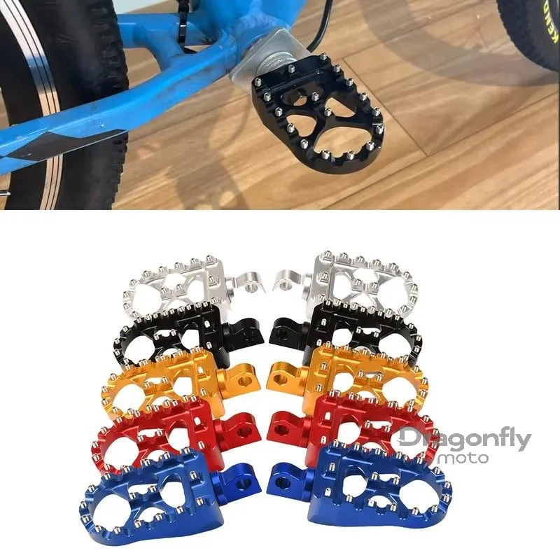 

Мотоциклетные подножки MX, широкие толстые подножки, педали с подножками переключения передач для Harley Sportster XL 883 1200 Dyna Street Bobber Custom