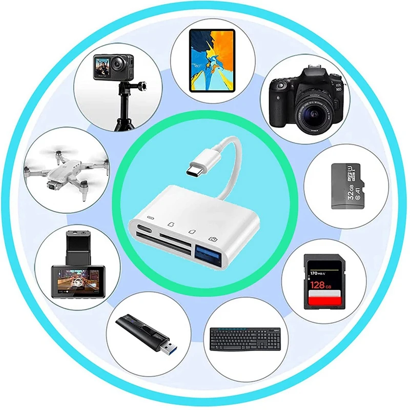 2 Pack USB C Adapter, USB C To USB Adapter High-Speed Data Transfer, USB-C To USB 3.0 Female Adapter For Type C Devices