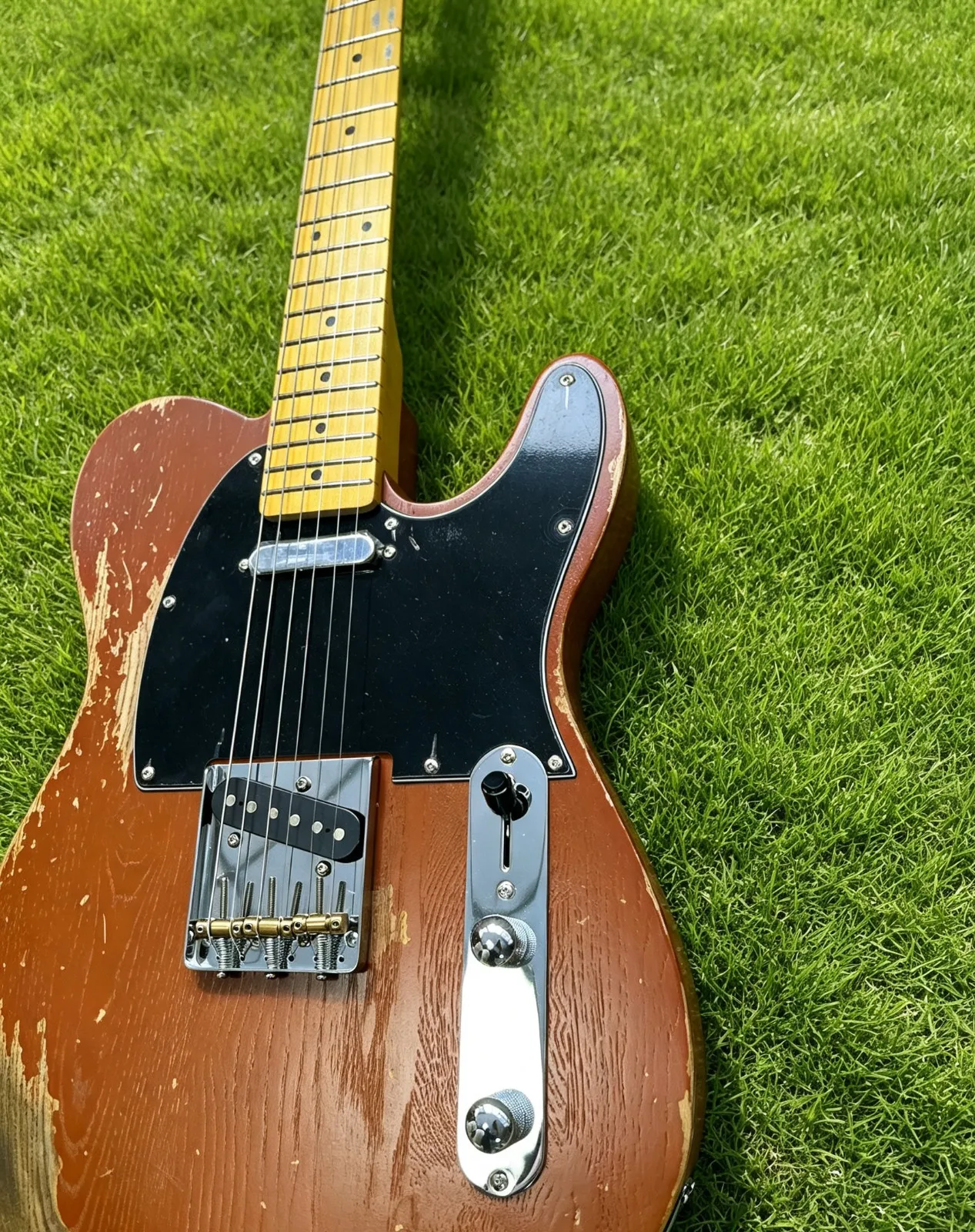 Performance Heavy Orange Style Guitar Maple Neck guitar