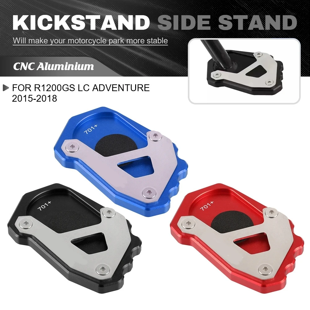 

Motorcycle CNC Accessories Foot Side Stand Motorbike Extension Pad Support Plate For BMW R1200 GS Adventure R1250 GS Adventure