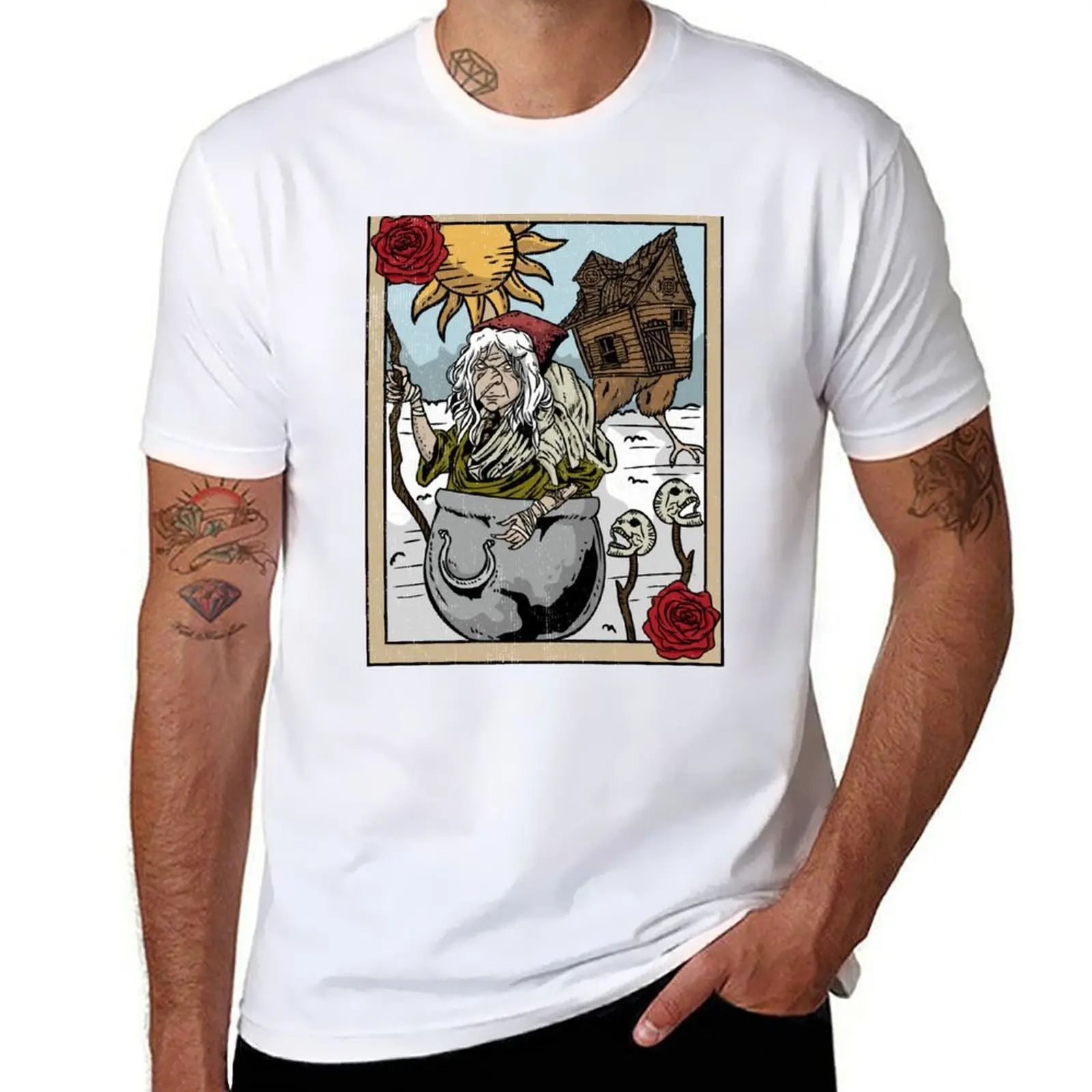 

Spells - Card Witchcraft Witch Yaga Tarot Baba T-Shirt Quick Dry Travel T-Shirt