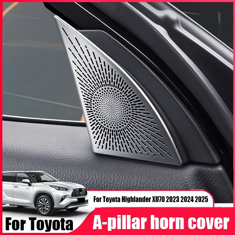 For Toyota Highlander XU70 2022 2023 2024 2025 2026 Apillar horn cover panel protective sticker interior modification parts