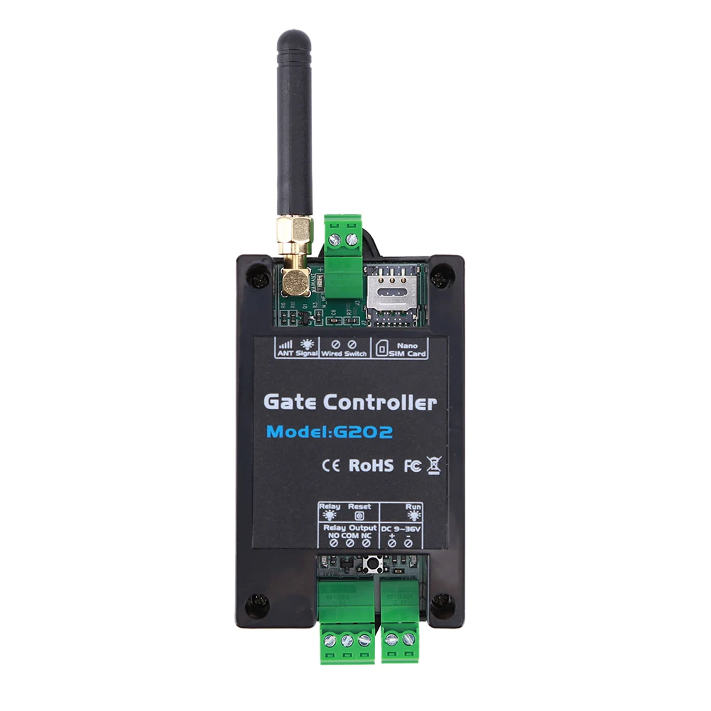 

G202 GSM Gate Opener WiFi Controller GSM Door Opener Relay Switch Accessories Mobile Phone 4G Remote for Garage Doors Shutters