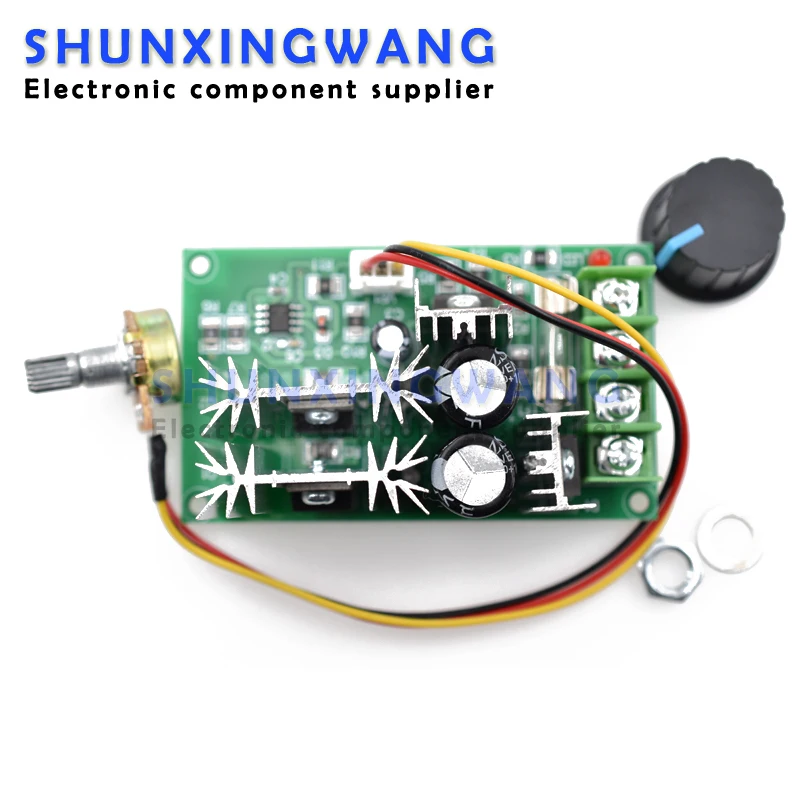 DC10-60V DC motor speed regulator 12V 24V 36V 48V High power drive module PWM controller 20A current regulator