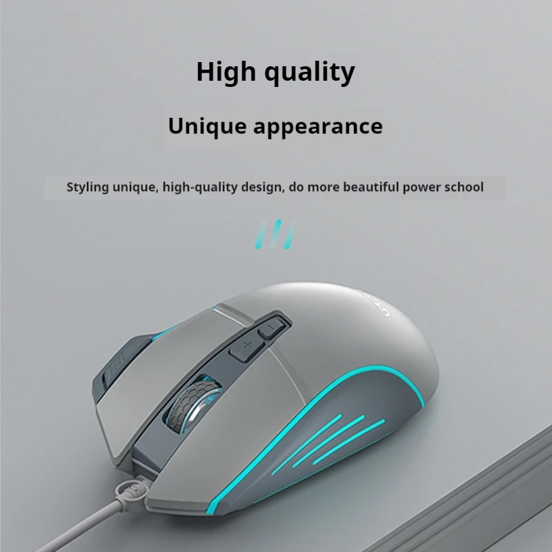 Langt U G1pro Wired Macro Programming Mouse Multifunctional Buttons Four Speed Dpi Plug Play Anti Slip Gaming Office Mouse