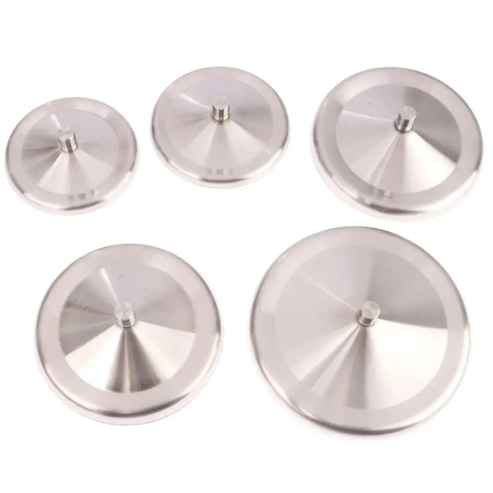 1Pcs with Convex Handle Mug Cover Heat Temperature Preserve Stainless Steel Cup Protective Cap Dust Free 8/8.5/10.2/10.5/12.3cm